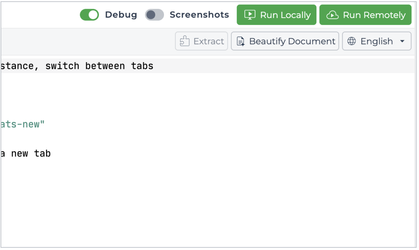 Built-in browser preview – TestFirst